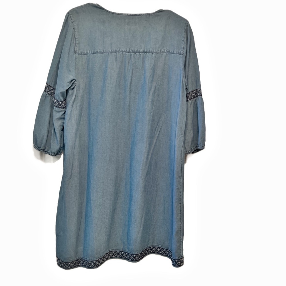 J. Jill Denim Blue Tunic with Lace Accents - Picture 6 of 6